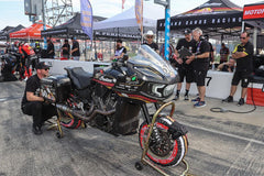 INTEGRALE Digitally controlled FAST OFF Tire Warmers with rim heater (1 controller on each tire warmer)