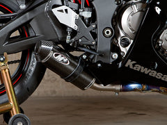 M4 Exhaust Street Slayer Slip-On System with Carbon Fiber Canister - KA9924