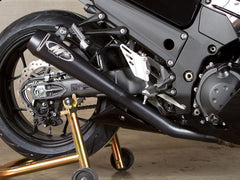 M4 Exhaust Dual Black RetroDrag Slip-Ons - KA9422