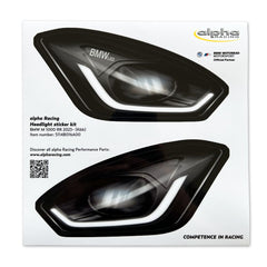 Alpha Racing Sticker kit headlights