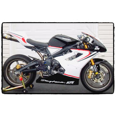 TechSpec TRIUMPH Daytona 675 (2006 - 12) Street Triple (2009 - 12) XL2 Tank Grips: Free Center Tank Protector 11 Included
