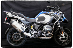 TechSpec BMW R1200/1250 GS Adventure (2014 - 2024) Snake Skin Tank Grips: Free Center Tank Protector 12 Included