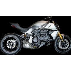 TechSpec DUCATI DIAVEL (2019-Current) XL2 Tank Grips: Center Tank Protector 90 Included