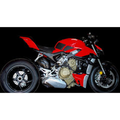 TechSpec DUCATI StreetFighter V4 (2020 - 2021) SnakeSkin Tank Grips: Free Center Tank Protector Included