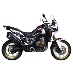 TechSpec Honda Africa Twin (2016-2019) RED, WHITE, AND BLUE DESIGN SnakeSkin Tank Grips: Free Center Tank Protector Included