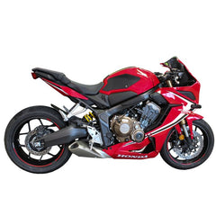 TechSpec HONDA CBR650RR, CB650R TRACK DESIGN (2019-CURR) Snake Skin Tank Grips: Free Center Tank Protector Included