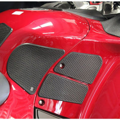 TechSpec KAWASAKI CONCOURS 14 (2010 - CURRENT) Snake Skin Tank Grips: Free Center Tank Protector 11 Included