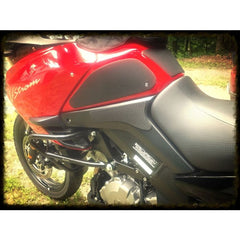TechSpec SUZUKI V-STROM DL650 (2000 - 11), DL1000 (2000 - 12) SnakeSkin Tank Grips: Free Center Tank Protector 5 Included