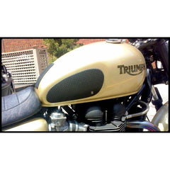 TechSpec TRIUMPH BONNEVILLE (2009 - 2012) SnakeSkin Tank Grips: Free Center Tank Protector 84 Included