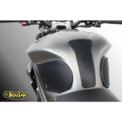 TechSpec TechSpec SnakeSkin Tank Grips – Triumph Street Triple S/R/RS & Daytona 675 (2013–2022) + Free Center Tank Protector 2