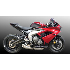 TechSpec TRIUMPH Daytona 660: Full Tank 4 Piece (2024 - Current) Snake Skin Tank Grips