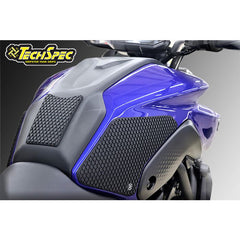 TechSpec YAMAHA MT 07 (2021-2024) Snake Skin Tank Grips: Free Center Tank Protector Included