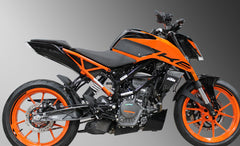 TechSpec KTM SUPER DUKE 200 Full Tank (2020 - CURRENT ) KTM Duke 390 (2017-Current) Snake Skin Tank Grips: Free Center Tank Protector Included