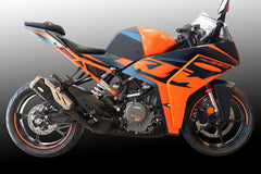 TechSpec KTM RC 390 Full Tank (2021 - Current) XL2 Tank Grips: Free Center Tank Protector Included