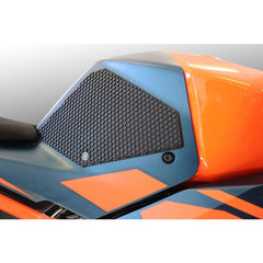 TechSpec KTM RC 390 (2021 - Current) Snake Skin Tank Grips: Free Center Tank Protector Included