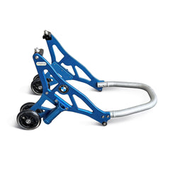 Alpha Racing Front stand aluminium, blue BMW HP4 2012-2014, BMW S1000 XR 2015- 2017, BMW S1000 R 2014-2017, BMW S1000 RR 2009-2019- and BMW M1000 RR 2021-
