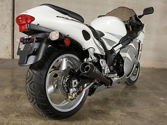 M4 Exhaust Slip-On System with Twin Black Retro-Drag Canisters - SU9422