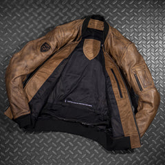 4SR Bomber Jacket Brown Patina