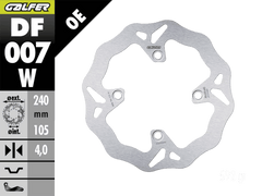 Galfer 240x4mm Rear Brake Rotor (DF007W)