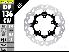 Galfer Honda CBR 650R Front Brake 310mm Billet Floating Rotor (2019-)