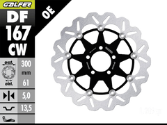Galfer Kawasaki Z 1000 Front Brake 300mm Floating Rotor (03-06)
