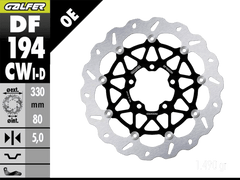 Galfer Kawasaki ZH2 / R / SX Front Brake 330mm Floating Rotor (Left Side Only) (2020-)