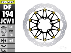 Galfer Kawasaki ZH2 / R / SH Front Brake 330x6mm Billet Floating Floatech Rotor (2020-)