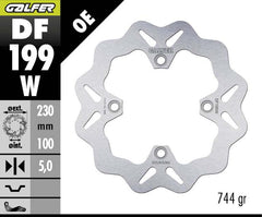 Galfer Kawasaki Ninja ZX-12R Rear Brake Rotor