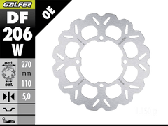 Galfer Kawasaki Concours 1400 Rear Brake Rotor (2008-)