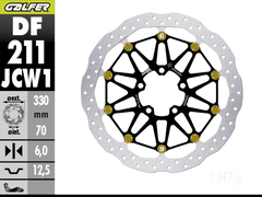 Galfer Kawasaki Ninja ZX-10RR Front Brake 330x6mm Billet Floating Floatech Rotor (2017-)