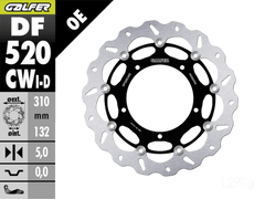 Galfer Yamaha R1 Front Brake 310mm Floating Rotor (Left Side Only) (07-14)