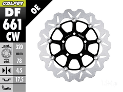 Galfer Triumph Speed Triple 1050 Front Brake 320mm Floating Rotor (05-07)