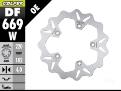 Galfer Aprilia RS 457 Rear Brake Rotor