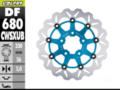 Galfer Harley Davidson Pan America 1250 / Special Front Brake 330mm Billet Floating Rotor (Blue)