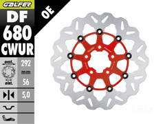 Galfer Harley Davidson Pan America 1250 Special Front Brake 292mm Billet Floating Rotor (Red)