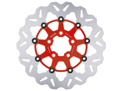 Galfer Harley Davidson FXD Dyna Rear Brake Billet Floating Rotor (Red) (00-12)