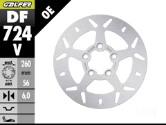 Galfer Harley Davidson Sportster Rear Brake OEM Style Rotor (2004-)