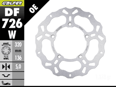 Galfer BMW K 1600 B/GT/GTL Rear Brake Rotor (2011-)