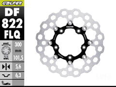 Galfer Harley Davidson V-Rod Rear Brake Floating Cubiq Rotor (2006-)