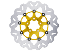 Galfer Harley Davidson Electra Glide Classic Front Brake 300mm Billet Floating Rotor (Yellow) (09-13)