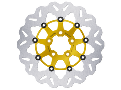 Galfer Harley Davidson Road King Rear Brake Billet Floating Rotor (Gold) (16-19)