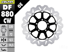 Galfer Ducati Monster 821 Front Brake 320mm Floating Rotor (14-15)