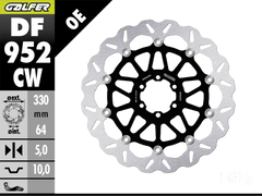 Galfer Aprilia Tuono V4 1100 RR / Factory (ABS) Front Brake 330mm Floating Rotor (2017-)