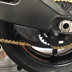Se Moto Carbon Fiber Sprocket Guard (Universal Fit)