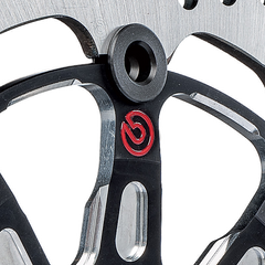 Brembo Disc Set 320x5.5mm Groove HPK Floating Black Triumph