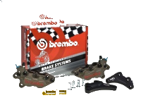 Brembo Caliper Set Caliper + Bracket Yamaha T-Max - CNC Caliper Axial