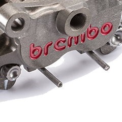 Brembo Caliper P4.24 2(Thicker Disc 8mm) Billet 2-Piece 64mm Rear HA