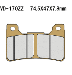 Vesrah Brake Pads VD-170ZZ Honda CBR600RR CBR1000RR