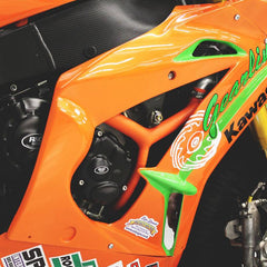 Samco Sport Y-Piece Race Silicone Radiator Coolant Hose Kit Green Kawasaki ZX-10R RR 2016-2020