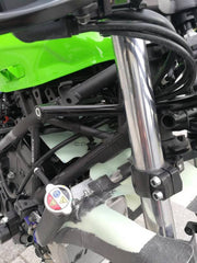 Carbonin Avio Fiber Radiator Upper-Rear Extractor 2018-2020 Kawasaki ZX-400 Ninja